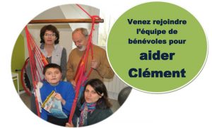 Clément et ses bénévoles